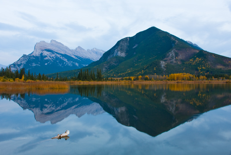 Second Vermillion Lake At Sunset